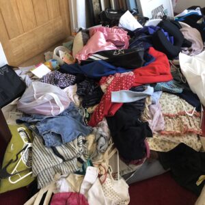 A giant pile of clothes